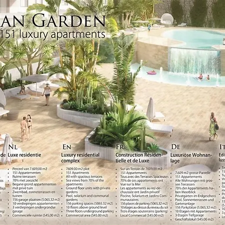 Design Ocean Garden 2, Playa Paraiso Lejlighed *