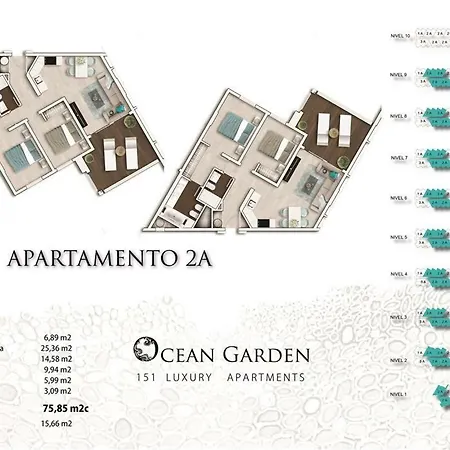 Apartment Design Ocean Garden 2, Playa Paraiso